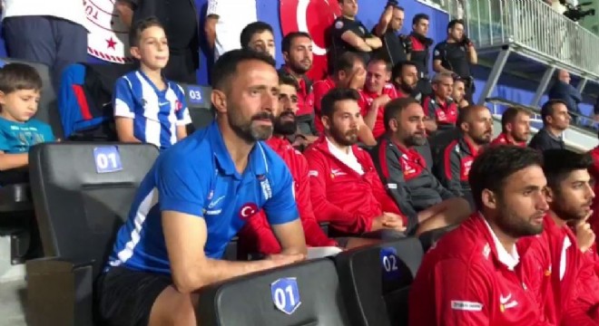Ampute Milli Takımı, Erzurumspor maçını izledi
